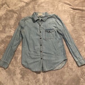 Blue Jean Shirt Button-up